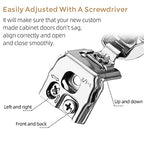 Soft Close Hinges for Kitchen Cabinet Hinges, 1-1/2 Inch Overlay, 10 Pack - size: 1-1/2 inch Overlay