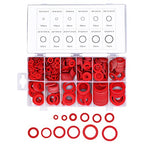 Fiber Flat Washers, Red Steel Paper Felt Washer Assortment 600Pcs