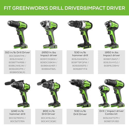 Greenworks 22 PC Titanium Twist Drill Bit Set, 135° Tip High Speed Steel, Ideal Drilling in Wood/Cast Iron/Aluminum Alloy/Plastic/Fiberglass - size: Tool Only(22-Piece Accessories)