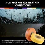 Lichamp 10-Pack Colored Electrical Tape Waterproof, 3/4 in x 66ft, UL/CSA