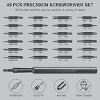 SHARDEN Precision Screwdriver Set for Electronic Repair 49 in 1 - color: 49 in 1 Black