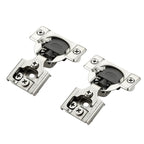 Soft Close Hinges for Kitchen Cabinet Hinges, 3/8 Inch Overlay, 10 Pack - size: 3/8 inch Overlay