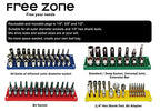 FreeZone 60-Piece 1/2" Socket Holder Expansion Pack, SAE & Metric