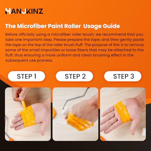 2 Inch Microfiber Paint Roller Kit, 20 Pack - size: 20 pcs 2" Microfiber Roller Cover