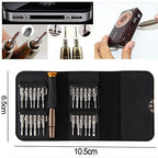 25‑in‑1 Precision Screwdriver Set, CR‑V Steel Electronics Repair Kit