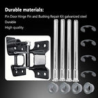 Door Hinge Pin & Bushing Repair Kit, Compatible with Chevy GMC - size: 88-02 Door Hinge Pins