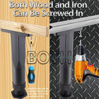 5.9-11in Bed Support Legs for Bed Frame Support,Slat Support 4PC - size: 4pcs (5.9-11 in Adjustable)