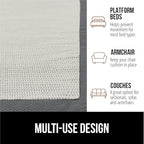 Gorilla Grip Non Slip Mattress Gripper, Slide Stopper, 72x72 King - size: 72x72 King