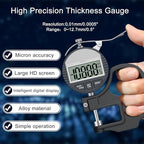 Digital Thickness Gauge 0-12.7mm/0.5" | 0.01mm/0.0005" - size: 0-0.5"/0.0005"