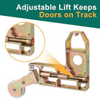 2Pack Sliding Screen Door Corner Rollers, 1" O.D Concave Replacement Roller