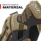 Mechanix Wear M-Pact Work Gloves Secure Fit, Brown Large - color: Brown, size: Large
