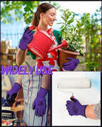 Potchen 72 Pairs Garden Work Gloves Bulk Pack for Men and Women - color: Purple