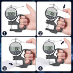 Digital Thickness Gauge 0-12.7mm/0.5" | 0.01mm/0.0005" - size: 0-0.5"/0.0005"