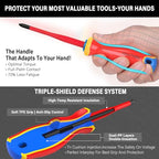 HAUTMEC 6PC Insulated Screwdriver Set 1000V Electrician Screwdriver Set - color: Insulated Screwdriver