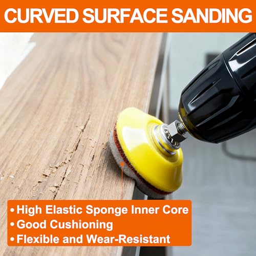 64 PCS 2 Inch Sanding Disc,Hook and Loop Sanding Pads 180 Grit - style: 180 Grit 64PCS