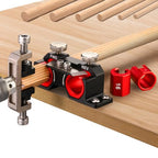 Double Cutting Dowel Maker Jig Kit Electric Drill Carbide Inserts Stable wooden Dowel Cutter tool Dowel Plate (Metric 9 different diameters) - size: Metric