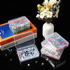 Jetec 6 Pieces Small Clear Plastic Storage Box, 2.5 x 1.7 x 0.8 Inch - size: 2.5 x 1.7 x 0.8 Inch
