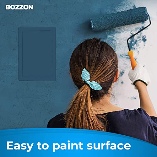 BOZZON Access Panel for Drywall - 4 x 6 in - Wall Hole Cover - Access Door - Plumbing Access Panel for Drywall - Heavy Durable Plastic White - size: 4 x 6