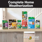 Duck Max Strength Expanding Foam Seal for Doors and Windows, .5 in. x .5 in. x 20 ft., Expands to Fit Uneven Gaps up to 1/2 Inch Thick, Cut to Size, Black, 1-Roll (Pack of 1) - size: 0.5" Wide