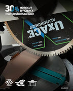 10-Inch 100-Tooth Circular Saw Blade, 5/8-Inch Arbor, Aluminum, Non-Ferrous Metal Cutting Blade, Carbide Tip, Thin Kerf, for Thin Aluminum, Plastic, Composite - size: 10", 5/8" Arbor, 100T
