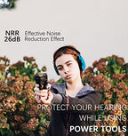 PROHEAR 016 NRR 26dB Shooting Ear Protection, Slim Passive Earmuffs - color: Blue