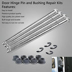 Door Hinge Pin & Bushing Repair Kit, Compatible with Chevy GMC - size: 88-02 Door Hinge Pins