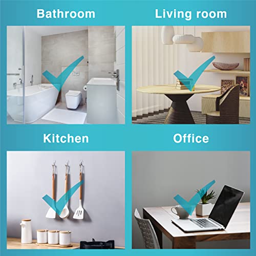 Clear Wall Hooks for Hanging, 100 Hooks+120 Strips, No Tools, Value Pack(S) - size: Small, style: Clear-100+120
