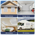 DGSL Double Reflective Bubble Foil Insulation Foam, 47IN X 15FT Window Insulation for Summer Heat Reflective Window Film for Window, Garage Door, RV, Roof - size: 47 in x 15 ft