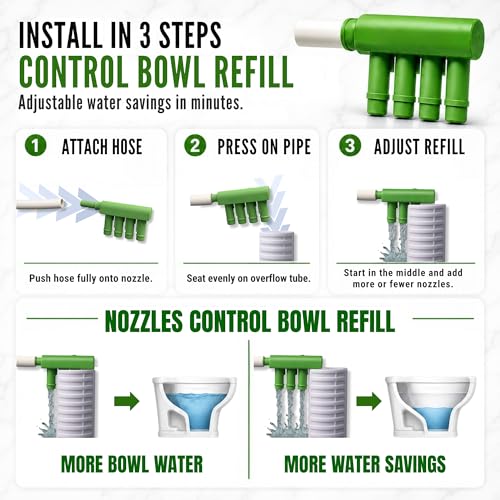 3" Flapper Eliminator Quick Connect Valve Conversion Kit and Overflow Water Conserver - with Handle - New - size: 3 - Inch, style: Standard Handle