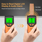 Stud Finder Wall Scanner - 5 in 1 Stud Finder Tool w/Smart Chip and HD LCD Display, Stud Detector Beam Finders for the Center and Edge of Wood AC Wire Metal Studs Joist Pipe (Onion) - color: Onion