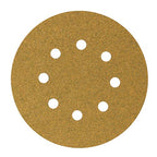 5-Inch 8-Hole Hook and Loop Sanding Discs, Orbital Sander Sandpaper Discs, 100 Pieces Round Sandpaper Set, 60 Grit - size: 60-Grit