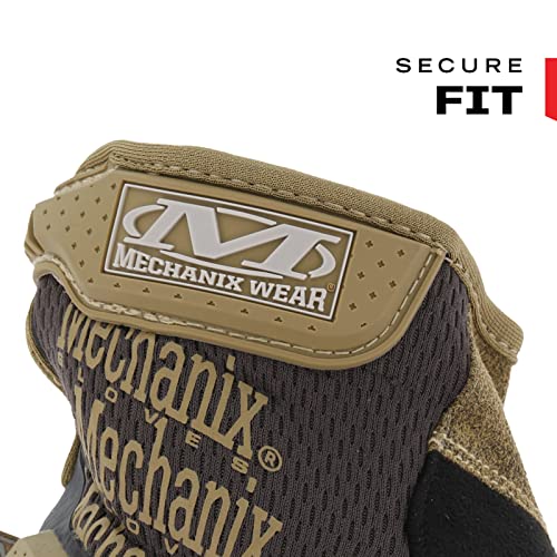 Mechanix Wear M-Pact Touchscreen Work Gloves Brown X-Large - color: Brown, size: X-Large