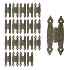 T Tulead H-Shape Cabinet Hinges Bronze Door Hinge 3.5"×1.46", 20PCS - color: Bronze-20pcs