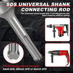 Professional 4-3/4" (120mm) Concrete Hole Saw 220mm SDS Plus & Dust Bag - size: 4-3/4" (120mm)