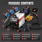 ANDELI Aluminum MIG Welder145A, 4-in-1,110V/220V - color: Red4