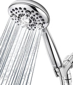 6 Spray Modes High Pressure Handheld Showerhead Set Upgraded - color: ‎Premium Chrome