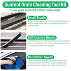 ecocstm Auto Sunroof Drain Cleaning Tool, 120 Inch Flexible Drain Brush - size: 120 Inch sets