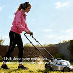 29dB Ear Muffs for Noise Reduction, Retractable Hearing Protection for Shooters, Foldable Noise Cancelling Headphones Kids, Sound Proof Headphones for Adults, for Shooting, Construction, Mowing
