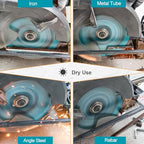 6-1/2" 48T Metal Circular Saw Blade - EXFEIN Tungsten Carbide Tipped Saw Blade Arbor 4/5" for Metal Sheet or Pipe, Angle Iron, Rebar, Ferrous Metals, Non-Ferrous Metals - size: 6-1/2"