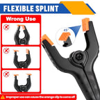 24 Pack 3.5 inch Plastic Spring Clamps, Backdrop Clips - size: 3.5in-24P