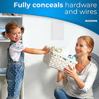 BOZZON Access Panel for Drywall - 4 x 6 in - Wall Hole Cover - Access Door - Plumbing Access Panel for Drywall - Heavy Durable Plastic White - size: 4 x 6