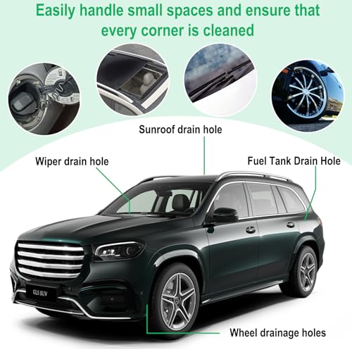 ecocstm Auto Sunroof Drain Cleaning Tool, 120 Inch Flexible Drain Brush - size: 120 Inch sets