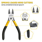 BOOSDEN Wire Cutter 5 inch Cutting Pliers Diagonal Cutter Snipper - size: 5"- 1 Pack
