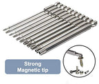 aiyun 12-Piece Security Bits Screwdriver Set Star Driver Bit (50mm) - size: 50mm Length (T5-T40)