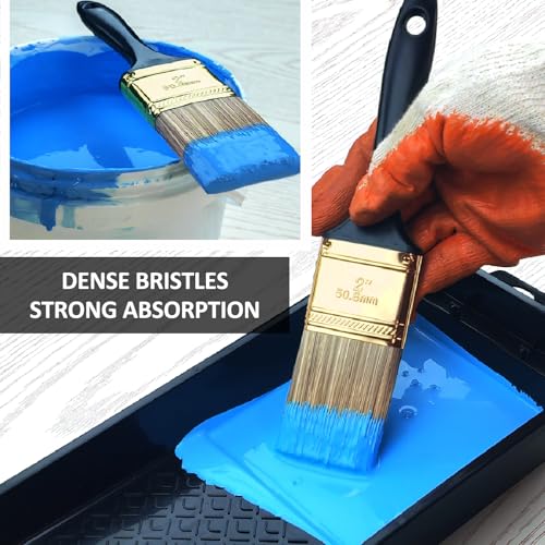 Great Andrew Paint Brushes, 30 PCS 2" Bulk Paint Brush Pack - size: 30 PCS, 2"