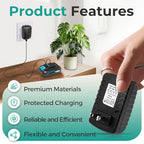 2 Pcs 21V Charger Compatible with Saker Mini Chainsaw Battery SK1804D