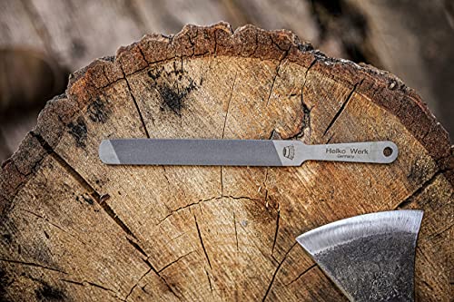 1844 Helko Werk Germany Dual Sided 11.5 Inch Axe Sharpener Heavy File 22102 - size: Heavy File #22102