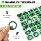 O Rings O-Ring Assortment Kit 36 Metric SAE Sizes for Auto AC Repair - style: 36 Size/595 Pcs