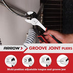 ARROW 4-Piece Pliers Set, CR-V Steel