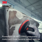 3M Pneumatic Random Orbital Sander, 88952, 6 in, Non-Vacuum, 3/8 in Orbit - size: 5 in, 3/8 in Orbit, style: Non-Vacuum